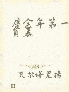 庆余年第一季演员表