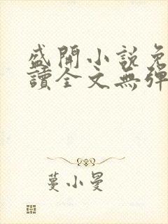 盛开小说免费阅读全文无弹窗