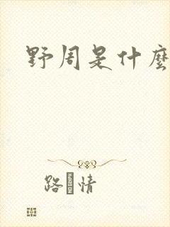 野周是什么意思