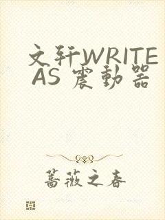 文轩WRITE AS 震动器