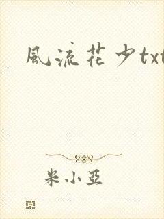 风流花少txt