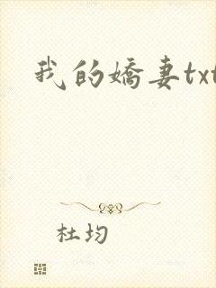 我的娇妻txt