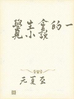 学生会的一己之见小说