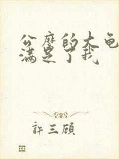 公么的大龟强大满足了我