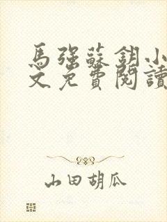 马强苏钥小说全文免费阅读最新章节