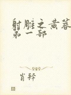 射雕之黄蓉新传第一部