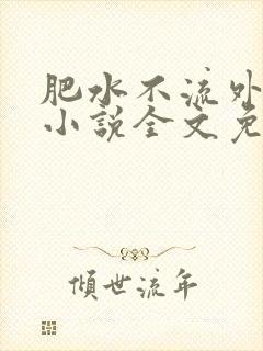 肥水不流外人田小说全文免费阅读1