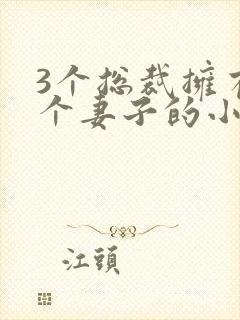 3个总裁拥有一个妻子的小说