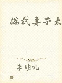 总裁妻子太诱人