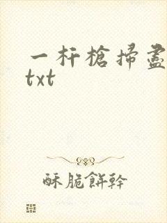 一杆枪扫尽全家txt
