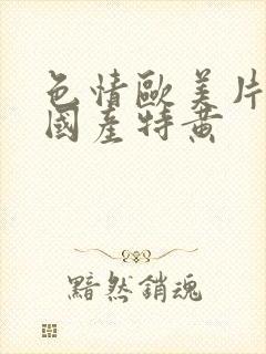 色情欧美片午夜国产特黄