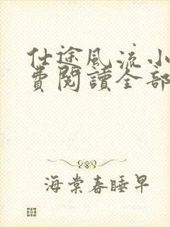 仕途风流小说免费阅读全部章节