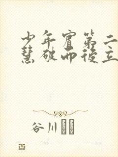 少年宾第二部珏慧破而后立