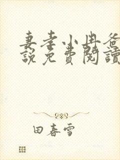 妻孝小冉爸爸小说免费阅读