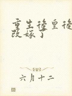 重生后皇后娘娘改嫁了
