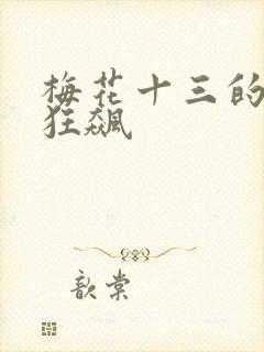 梅花十三的乳液狂飙