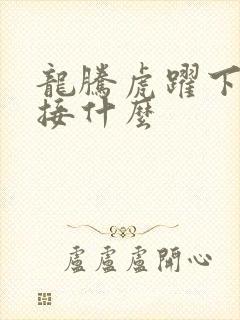 龙腾虎跃下一句接什么