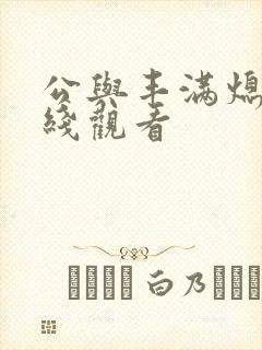 公与丰满熄4在线观看