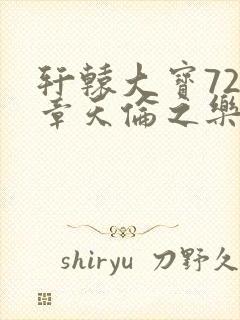 轩辕大宝720章天伦之乐