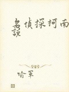 名侦探柯南h小说