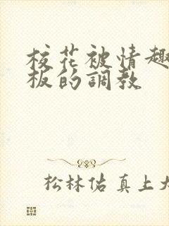 校花被情趣店老板的调教