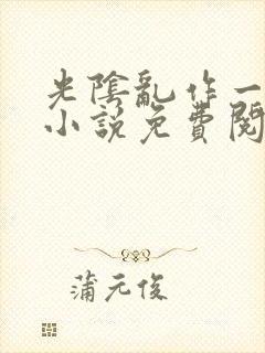 光阴乱作一团的小说免费阅读