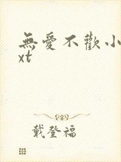 无爱不欢小说txt