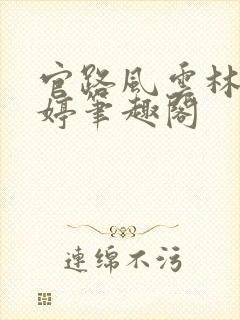 官路风云林海姜婷笔趣阁