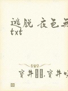 逃脱 夜色无边txt
