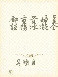 都市贵妇美腿小说杨冰凝全文阅读