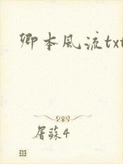 卿本风流txt