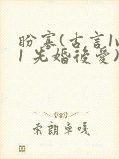 盼寡(古言1v1 先婚后爱)