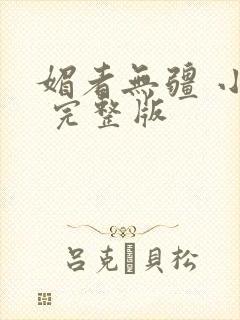 媚者无疆 小说 完整版