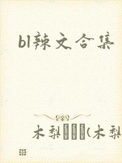 bl辣文合集