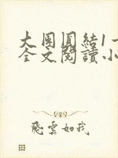 大团圆结1一6全文阅读小说