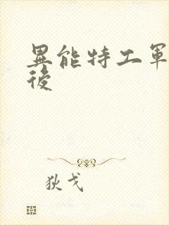 异能特工军火皇后
