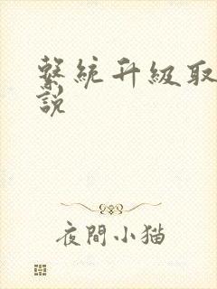 系统升级取液小说