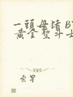 一头母猪 BY 黄金圣斗士