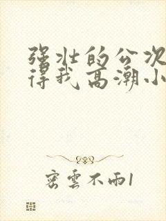 强壮的公次次弄得我高潮小说