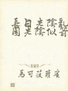 长日光阴乱作一团光阴似箭教主