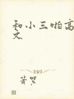 和小三啪高辣h文
