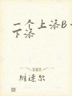 一个上添B一个下添