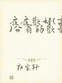 夜夜欢好(高h)公翁的欢爱h