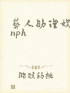 艺人助理娱乐圈nph