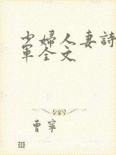 少妇人妻诗雨小军全文