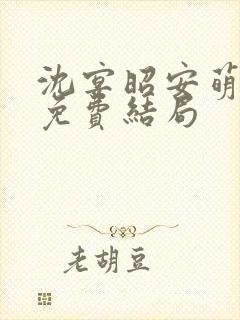 沈宴昭安萌全文免费结局