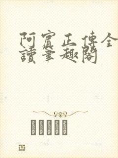 阿宾正传全文阅读笔趣阁