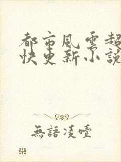 都市风云超前超快更新小说