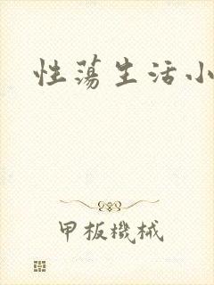 性荡生活小说
