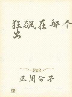 狂飙在哪个台播出